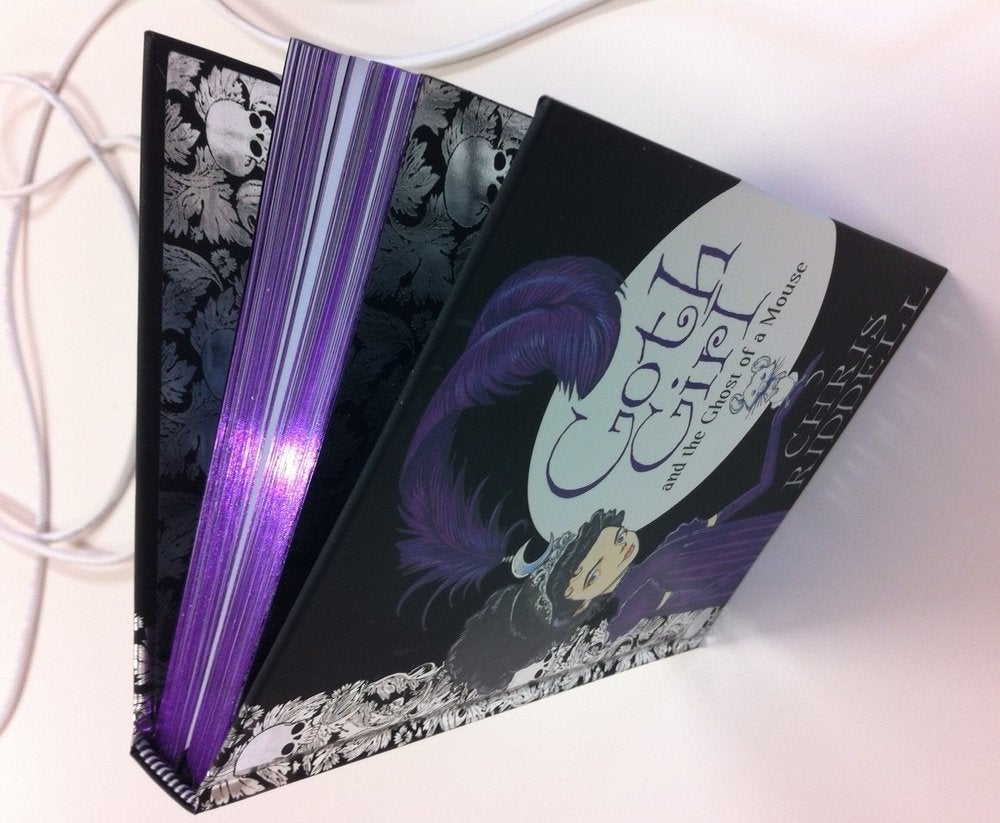 Image showing book Goth Girl with purple sprayed edge pages